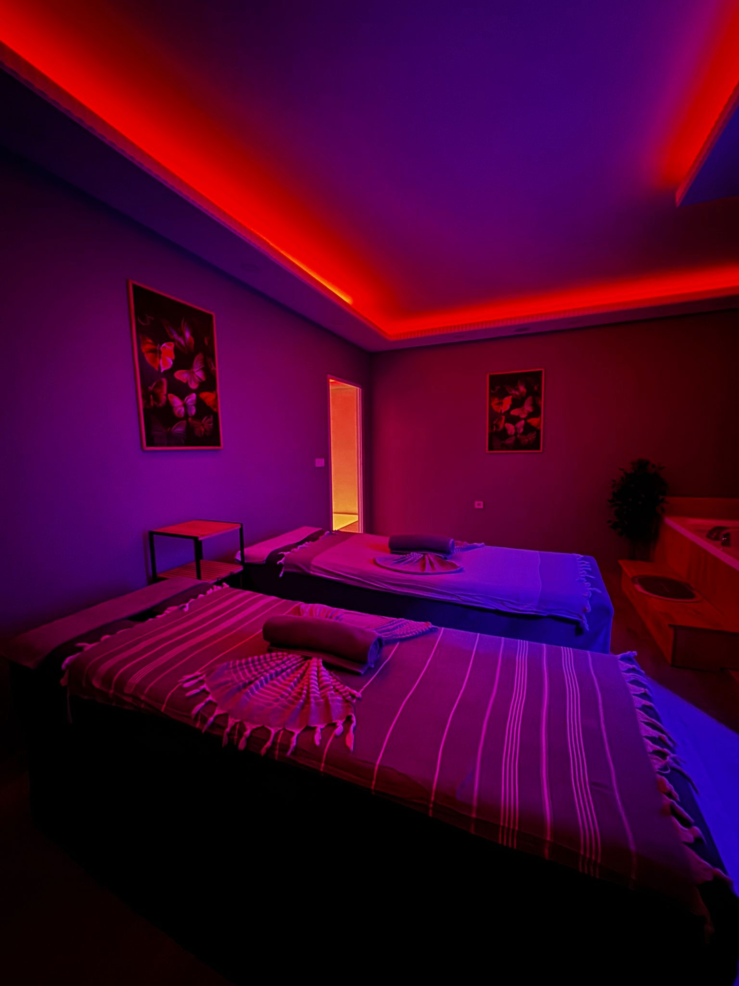 Armonia Spa çift masaj odası ambient ışık